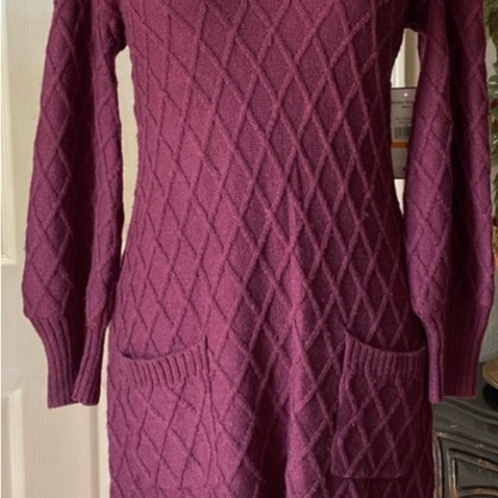 Jessica Howard Purple Long Sleeve Dress